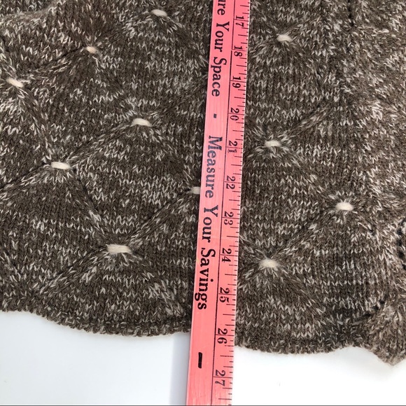 Hem & Thread Brown Dolman Sweater Size Medium - Picture 6 of 7